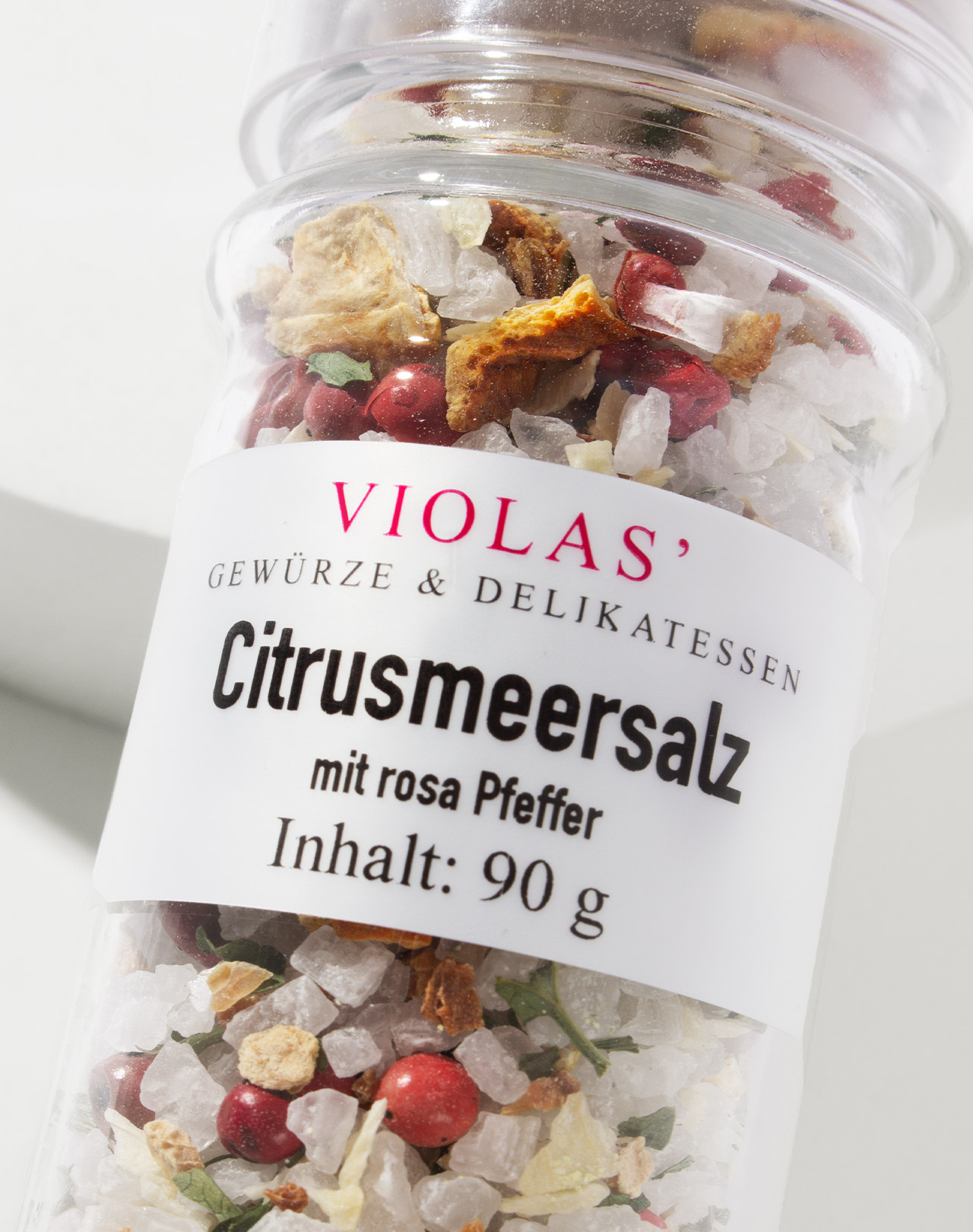 Citrusmeersalz mit rosa Pfeffer