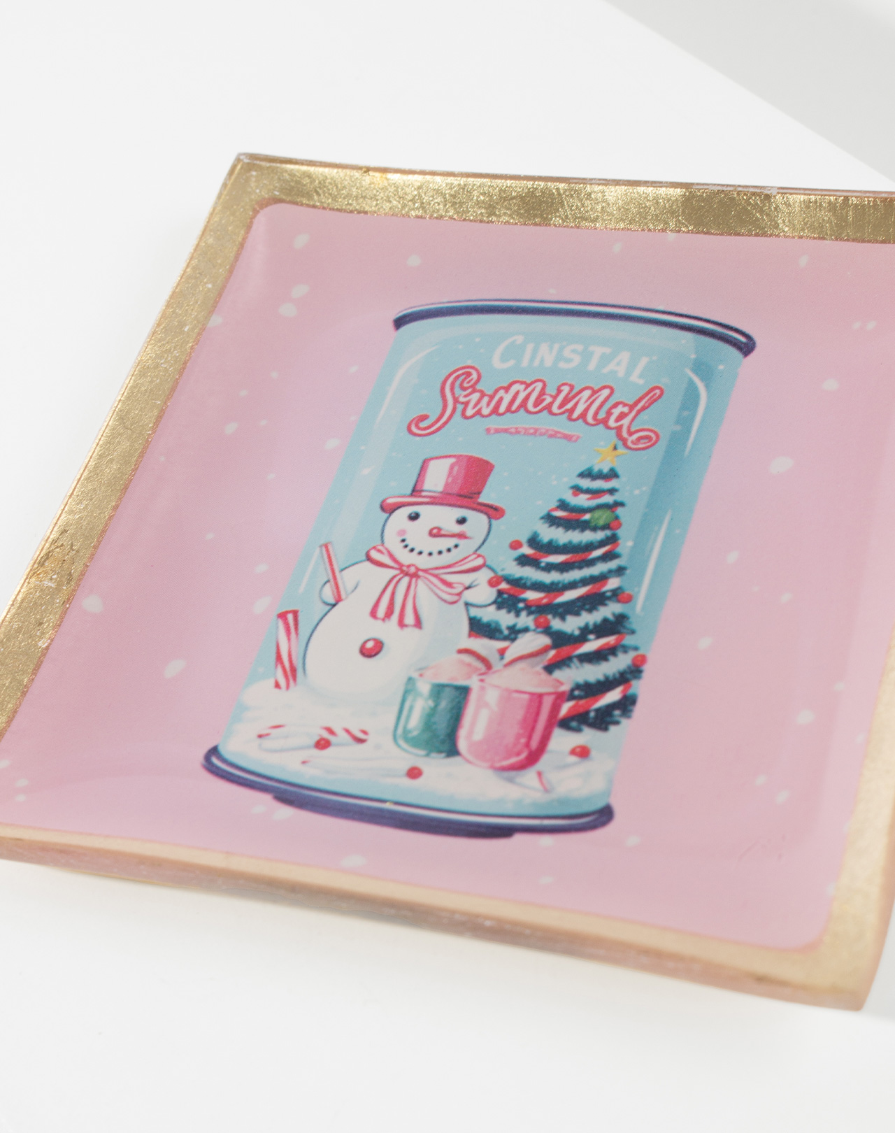 Plate »Schneemann«