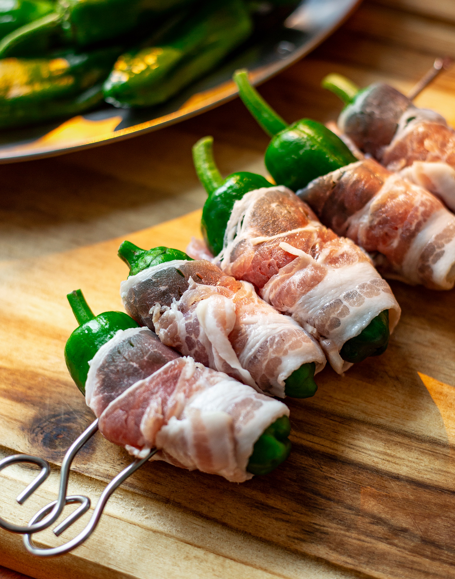 Pimientos de Padrón mit Bacon & Magic Dust