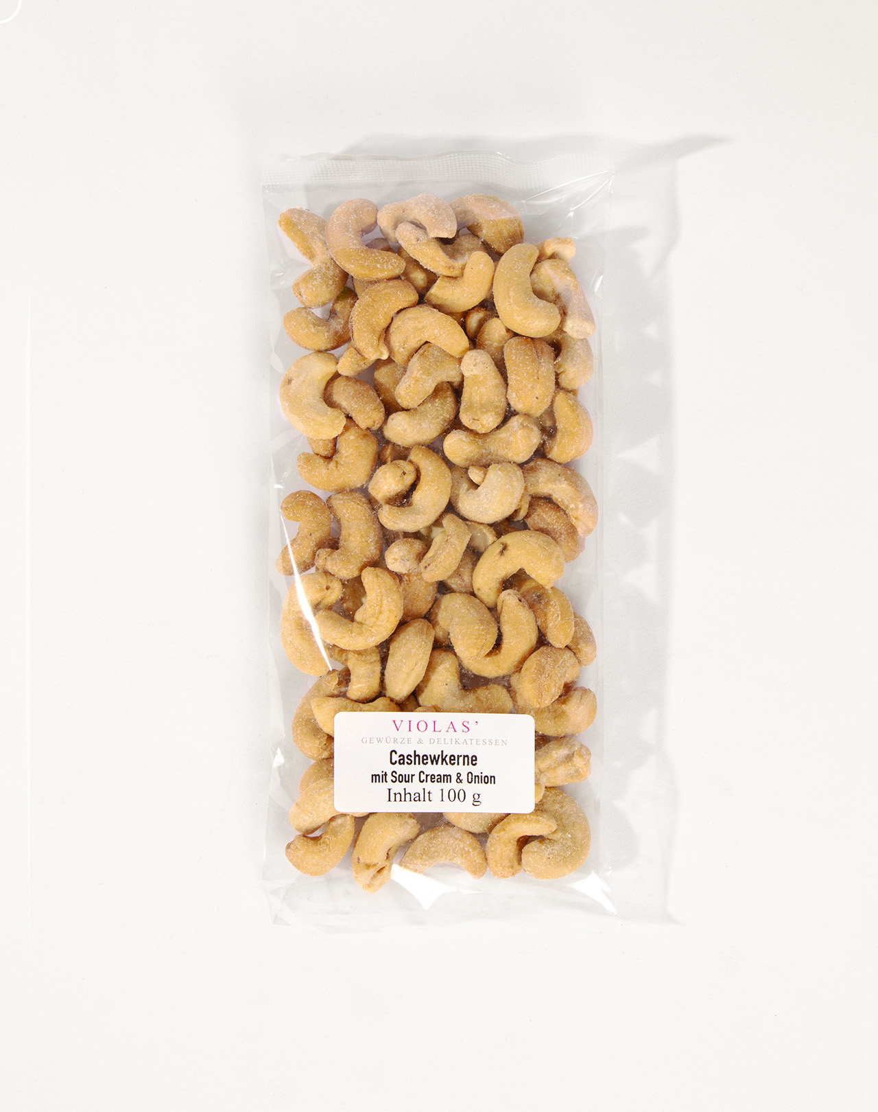 Cashewkerne mit Sour Cream and Onion Cashewkerne mit Sour Cream and Onion