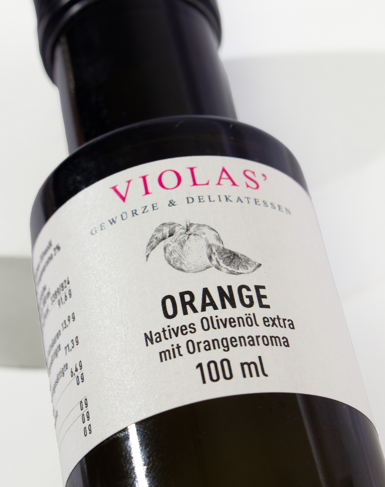 VIOLAS’ Mini Olivenöl »Orange« 