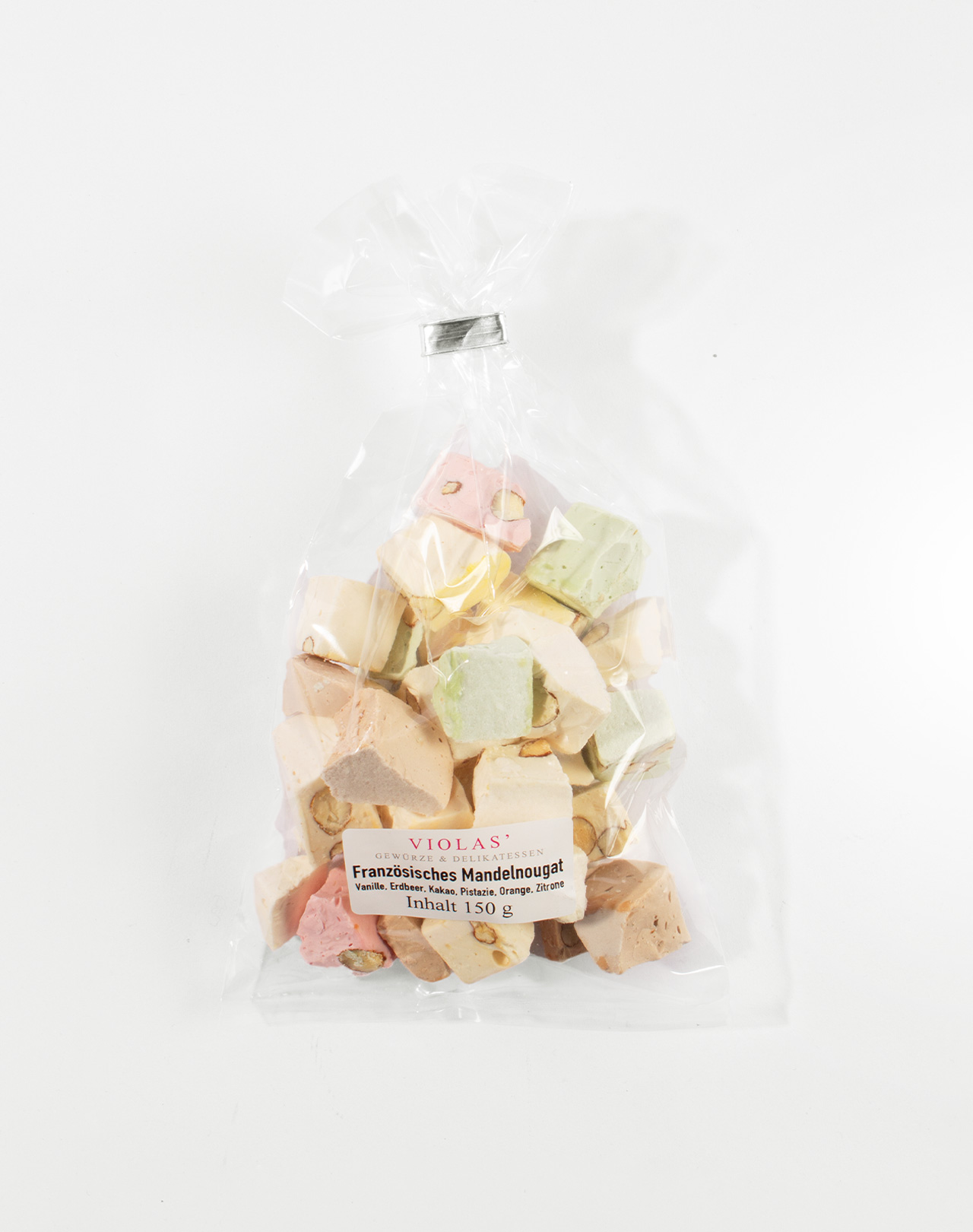 Französisches Mandelnougat