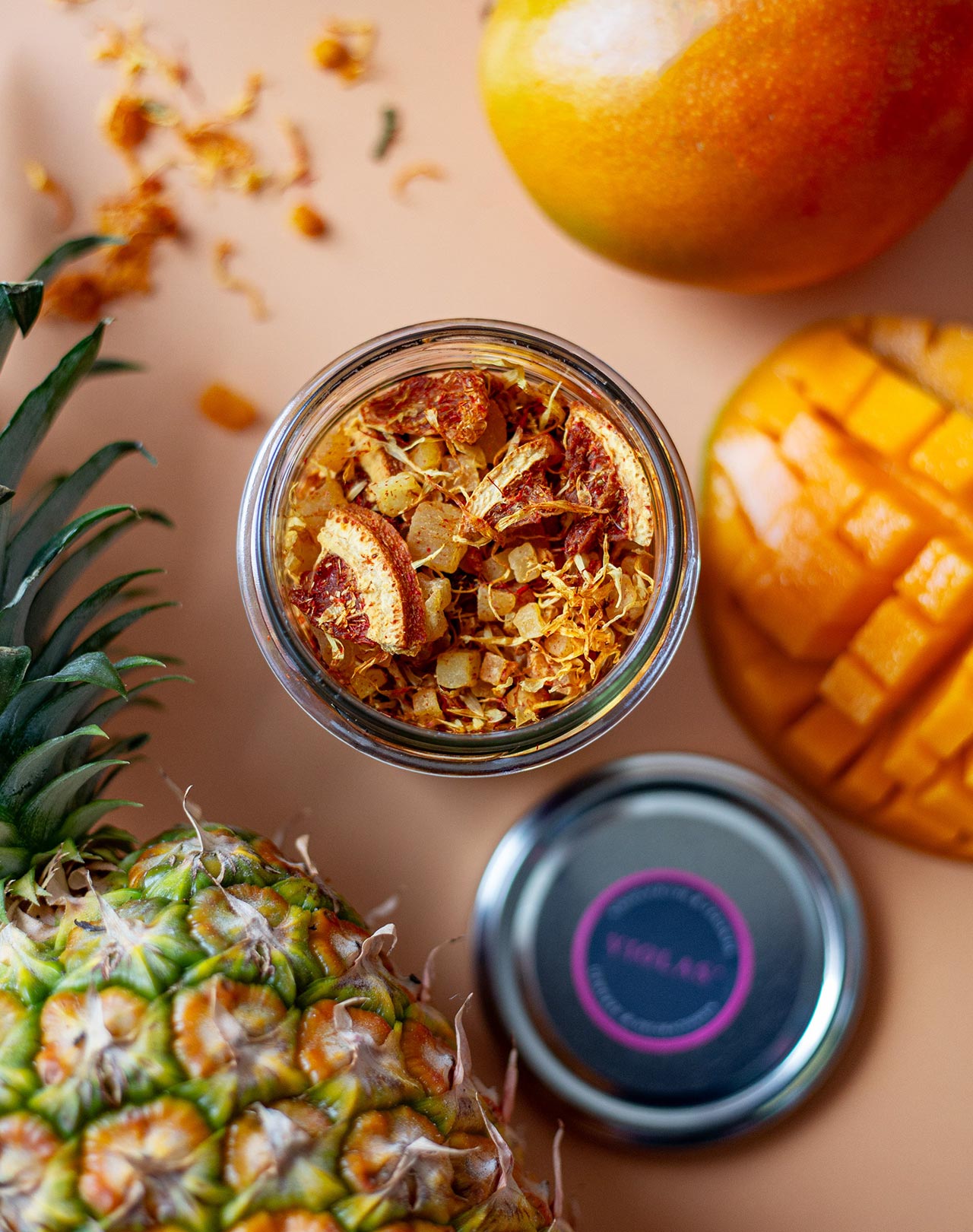 Mango-Früchte-Tee