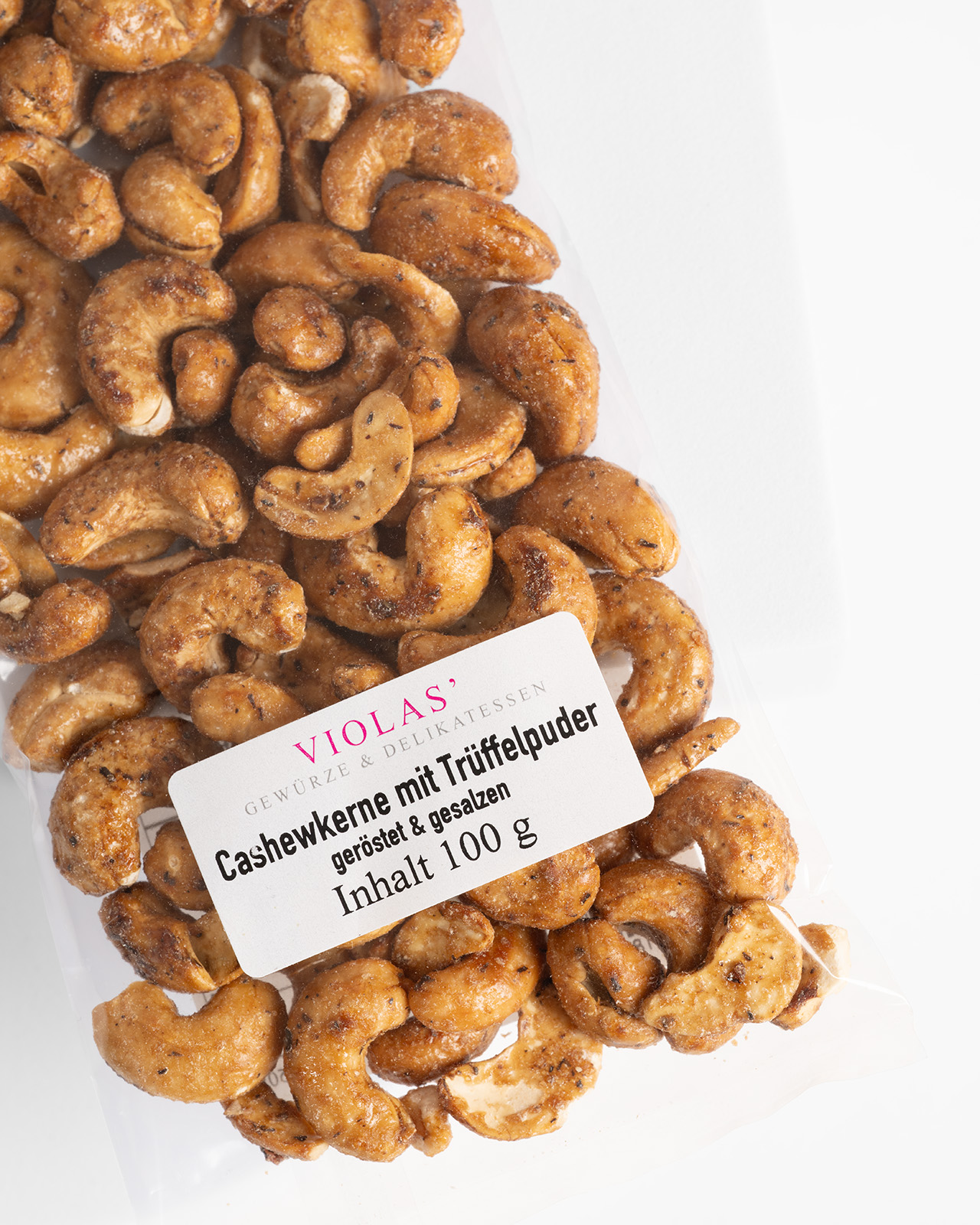 Cashewkerne mit Trüffelpuder & Salz