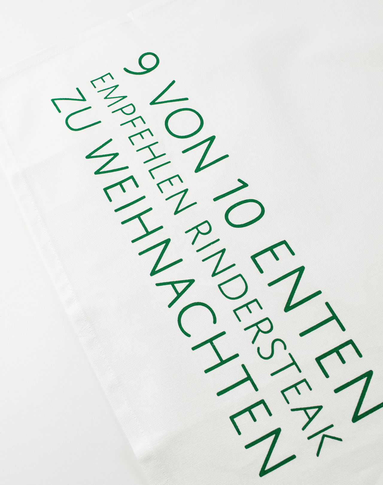 Geschirrtuch »9 von 10 Enten empfehlen«