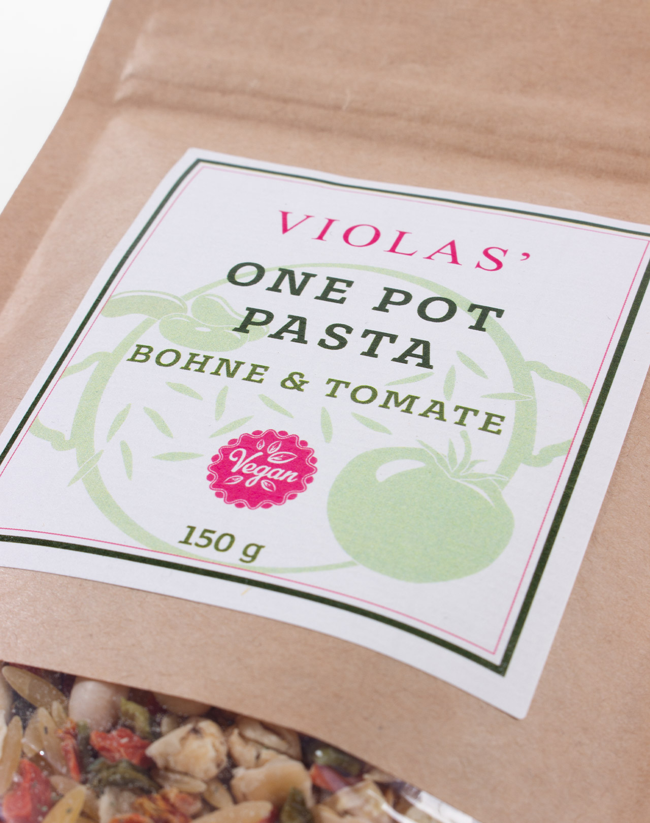 One Pot Pasta »Bohne & Tomate« 