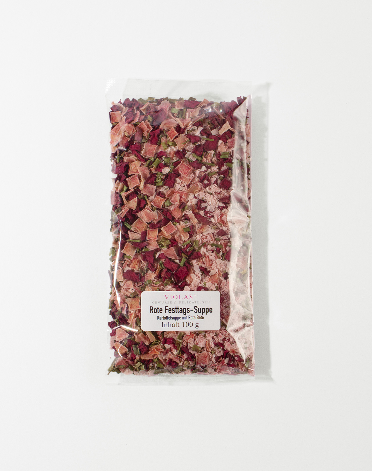 Rote Festtags-Suppe