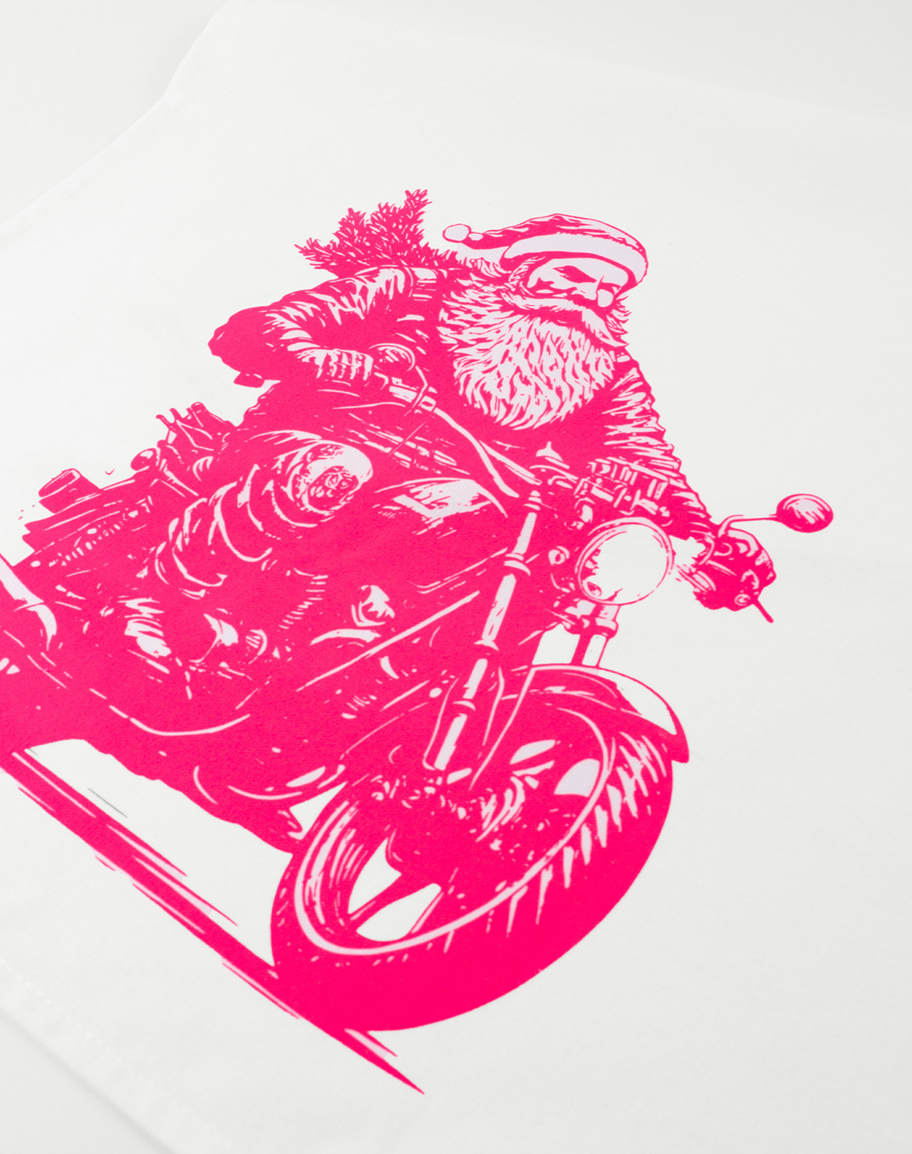 Geschirrtuch »Pink Santa«