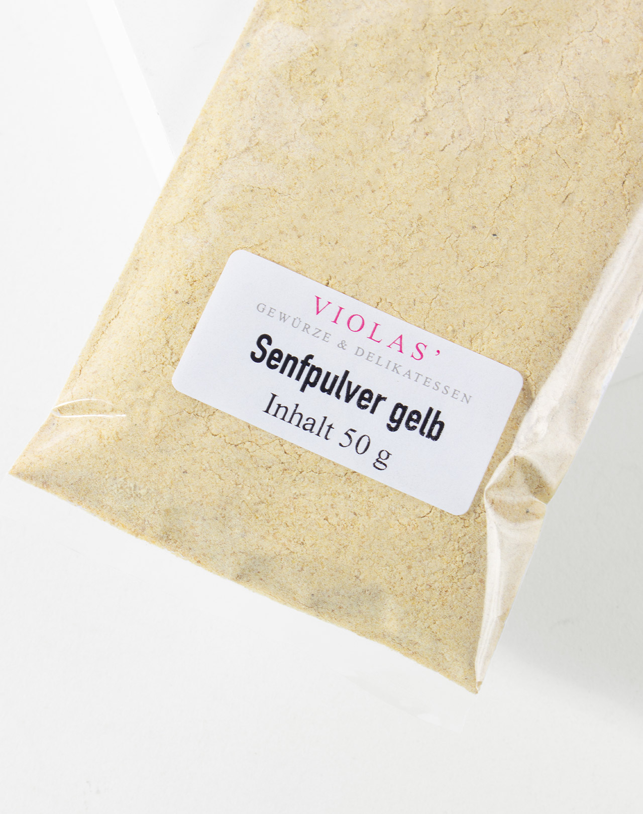 Senfpulver gelb