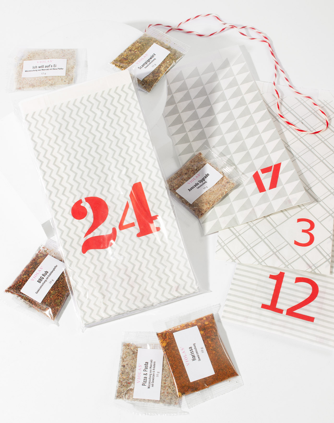 Adventskalenderset »small« - inkl. 12 Gewürztütchen