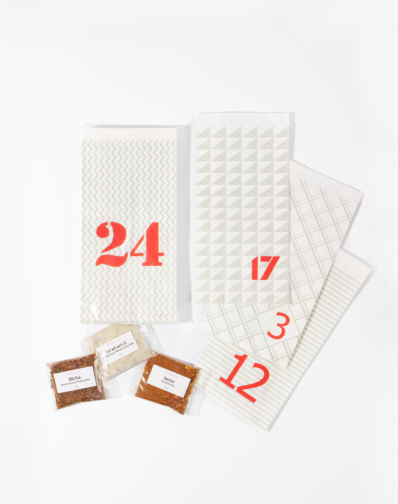 Adventskalenderset »small« - inkl. 12 Gewürztütchen