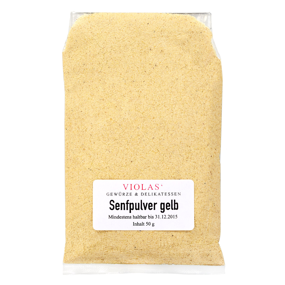 Senfpulver Gelb