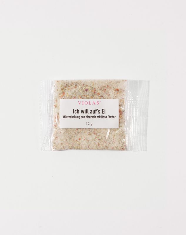 Ich will auf’s Ei inkl. Mühle, 90g VIOLAS’ Gewürze und Delikatessen