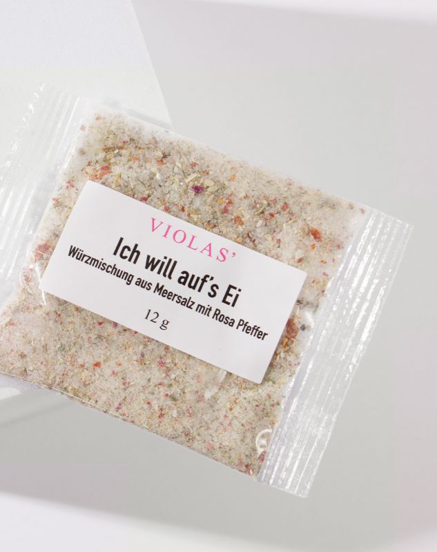 Ich will auf’s Ei inkl. Mühle, 90g VIOLAS’ Gewürze und Delikatessen