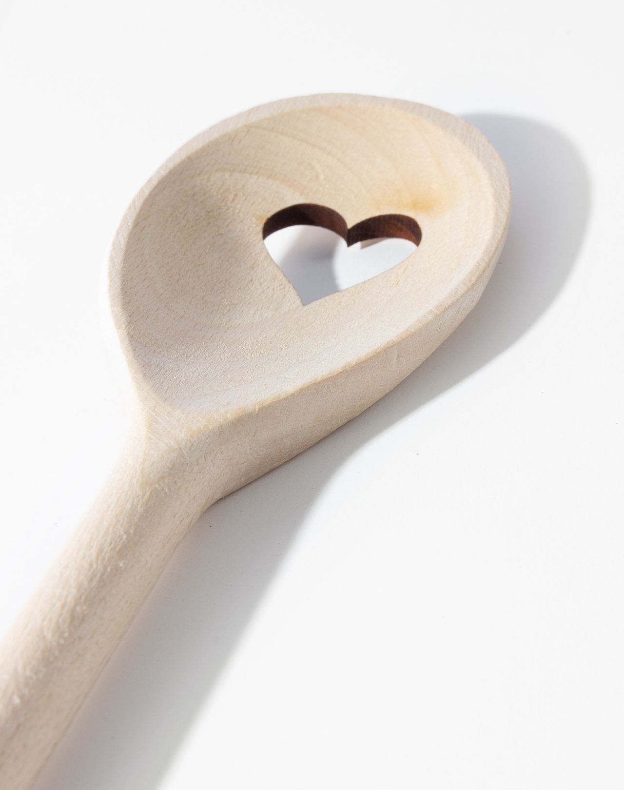 2 Stück Kochlöffel Herz Aus Holz - Romantisches Küchenset Für Paare